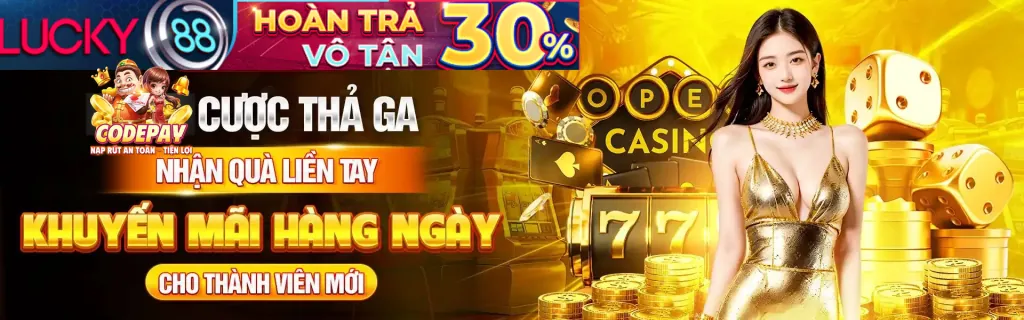 LUCKY88 game nổ hũ rút tiền mặt uy tín